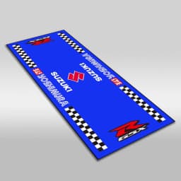 Motorcycle Display Carpet Suzuki Parking Mat Non Slip Garage Rug for Sports Racing Moto Electric Bike Entrance Home Decor
