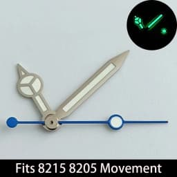 Luminous Watch Hands Blue‑Green & Green, High Quality Replacement Hands for NH35 NH36 ETA2824 2836 Miyota 8205 8215 Watch Movements