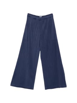 Miyake Pleated Mid-weight Straight Side Pocket Pants
