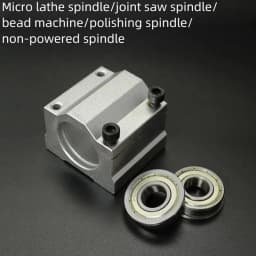Spindle Assembly for Woodworking Mini Lathe Beads Locomotive Lathe 65 Small 50 Three-jaw Rotary Chuck 80 Four-jaw Chuck