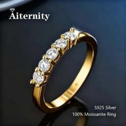 925 Sterling Silver Female Single Tail Ring100% Pass Diamond Tester Pen Moissanite Ring Matching Wedding Diamond Band for Women