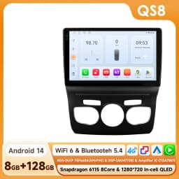 Hizpo 10.1 Inch Wireless CarPlay Android Auto Car Radio For Citroen C4 C4L 2013 - 2017 Multimedia Autoradio Octa Core 4G Stereo