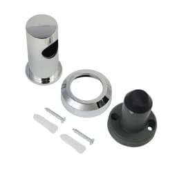 ABS Wall Bracket Riser Bracket For Wall Bars 21.5mm-22mm Wall Rod Bracket Shower Fitting Holder With Fastening Screw