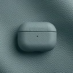 For AirPods Pro 2 Case Genuine Leather Bluetooth Earphone Accessories For AirPods 3 2 Lychee Pattern Natural Cow Cases