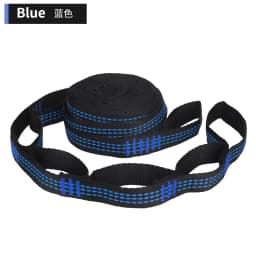 Pair of 2.8 Meters 14+1 Loops Adjustable Tree Hanging Belts Hammock Straps Ropes