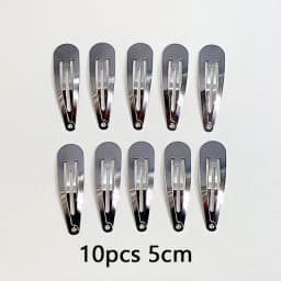 10/20/30PCS Women Basic Alloy Hairpin Silver Gold Waterdrop Shape Hair Clips Girls DIY Hairstyle Clip Fashion Hair Accessories