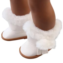 7CM Doll Snow Boots Tassels Plush Doll Shoes For 18 inch American&43cm Baby New Born,Generation,Life Girl Doll 1/3 BJD Dolls