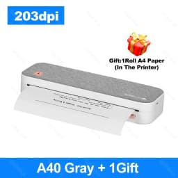 Peripage A40 P81 Inkless Portable A4 Thermal Printer Wireless Bluetooth USB Printing Text PDF Document Photos A4 Machine Maker