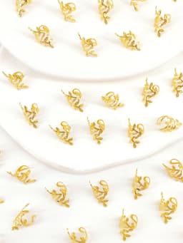 40Pcs Vine Leaf Shaped Alloy Hair Braids Rings For Dreadlock Women Girls Hair Accessories Loc Hair Jewelry for Braids