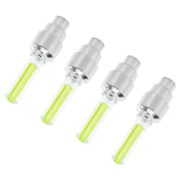 2/4pcs Motorcycle Bicycle Tire Valve Caps Light LED Neon Flash Lamp Waterproof Tyre Universal Wheel Lights Car Accessories