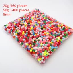 8-30mm Mixed Fluffy High Elasticity Soft Pompoms Home Furnishings Diy Hand-sewn Craft Children's Toys Wedding Decoration 20-50g