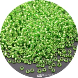 5g 1.5-4mm Transparent Cezch Silver Line Glass Beads 15/0 12/0 8/0 Spacer Seed Beads for Jewelry Making DIY Sewing Accessories