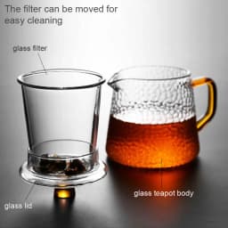 Japanese Teapot Glass Tea Pot With Infuser Tea Sets Teapots Glass Borosilicate Heat Resistant Glass Teapot Kettle Gaiwan Pu Erh