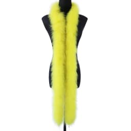 50 Grams Soft Leather Powder Turkey Feather Boa 2 Yards Natural Turkey Plumes Scarf for Party Costume Clothing Shawl Decoration