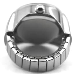 New Ring Watch Hot Selling Creative Arabic Numeral Scale Circular Dial Alloy Shell Finger Couple Men's And Women's Styles