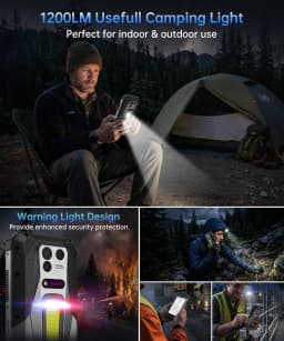 8849 TANK 5 Unihertz 2K Projector Rugged Smartphone eSIM Dimensity 9400e 3K AMOLED Android 16 220Lumens Projector 17600mAh 18GB+512GB 5G WiFi 7 2026 Smartphone