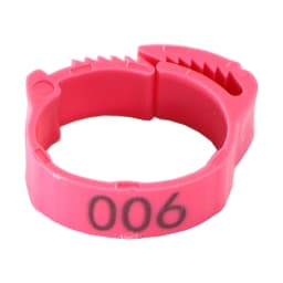 10-50PCS High-quality Chicken Foot Ring 6 Colors Numbered Identification Leg Rings Clip for Poultry Chickens Ducks Geese Parrot
