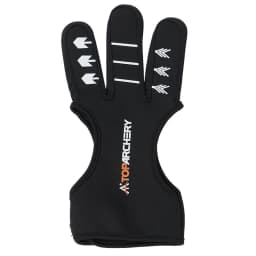 Archery Glove Three Finger Guard Shooting Gloves Finger Tab for Men Women Adults Youth Beginner Recurve Bow Hunting Accessories