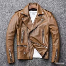 Men's Autumn Winter PU Leather Jacket, Motorcycle Biker Style Faux Leather Coat, Factory Direct Sales Casual Outerwear for Men