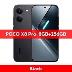 POCO X8 Pro Smartphone Global Version Dimensity 8500-Ultra NFC 6.59'' 1.5K Display 100W HypeCharge 6500mAh 50MP Camera 5G NFC