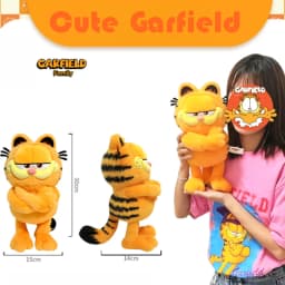 GARFIELD Original Stuffed Plush Soft Cat Plush Cartoon Plushie Doll for Boys Girls Christmas Decor Gift