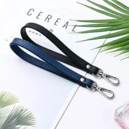 Silver/Gold Simple PU Leather Bag Wrist Strap Solid Color Soft Purse Handle Replacement Adjustment Wallet Belt Bag Accessories