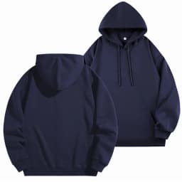 DIY Custom Logo Black Hooded Sweatshirt Pure Cotton Long-Sleeved Pullover Casual Top for Men And Women Autumn Winter Fashion