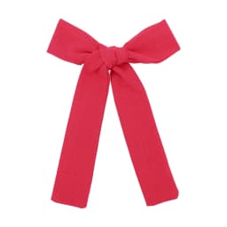Long Tail Linen Hair Bow Clips for Little Girl Kids Mom Women Ponytail Knot Bows Alligator Clip Hair Accessories