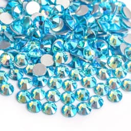 SS16 SS20 SS30 Glitter Rhinestone Crystal AB Non Hot Fix Flat back Rhinestone Apparel for Nail Art Fabric Garment