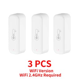 Tuya WiFi Temperature and Humidity Smart Home Thermometer Hygrometer APP Remote Alarm Work with Alexa Google Home