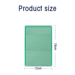 1PCS PCB protoboard 10x10 10x15 10x22 12x18cm Single Side Prototype board Universal Printed Circuit Boards Fiberglass Plate DIY