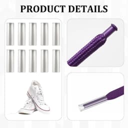 200Pcs Shoelace Tips, Aglets for Shoelaces, Heat Shrink Repair Kit for Damaged Shoelaces, DIY Customization for Shoes
