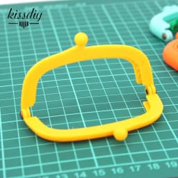 10PCS 8.5cm Arc Plastic Purse Frame Handle for Clutch Bag Handbag Accessories Making Kiss Clasp Lock