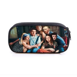 Van Gogh SunflowerThe Starry Night Paint Pencil Case Women Classic Oil Painting Stationary Bags Pencil Box School Supplies