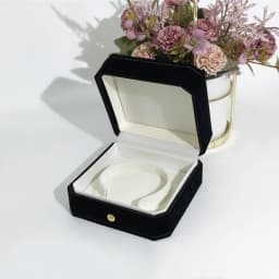 New Octagonal Jewelry Organizer Box for Earrings Ring Pendant Necklace Bracelet Storage Flannelette Vintage Gift Packaging Box
