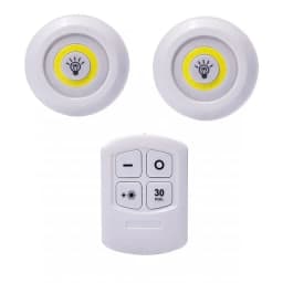 LED Light COB Under Cabinet Light Night Light Wireless Remote Control Dimmable Wardrobe Lamp 5W Super Bright Closet Lighting