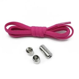Semicircle No Tie Shoelaces Metal Lock Elastic Sneaker Shoestrings Adjustable One Size Fits All Shoe Laces Shoes Accessories