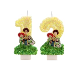 Hot Cute Cartoon T-O-Y Story Digital Candle Numbers 0-9 Kids Birthday Cake Decoration Cartoon Party Supplies Accessory