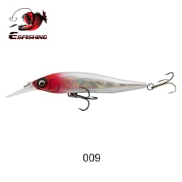 ESFISHING Wobble Hard Lure NAHAN 75mm 7.1g 0-2.4 Dive Fishing Baits Flow Floating Minnow Isca Artificial