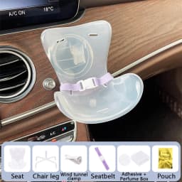 Various Styles For Labubu Cartoon Plush Safety Seat Cute Doll Air Outlet Aromatherapy Decoration Car Interior Accessories