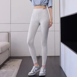 BIVIGAOS 2025 New Imported Cotton Spring Summer Knitted Leggings Women Elastic Slim Tight Comfortable Simple Casual Leggings