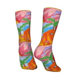 Bads Bunnys Sad Heart Comfy Socks Graphic Stockings Anti-Slip Couple Socks Warm Soft Winter Korean Running Sports Socks