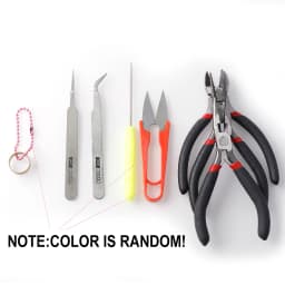 High Quality DIY Jewelry Making Tool Kits Pliers Sets Round Nose Plier Side Cutting Pliers Wire Cutter Scissor Beading Tweezers