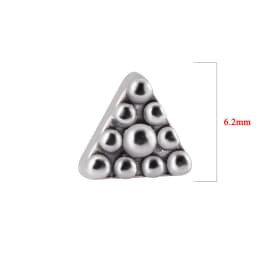 1 PC Surgical Steel Dermal Anchor Moon Shape Micro Dermal Anchor Flower Star Piercings Skin Diver Piercing Body Jewelry 14g