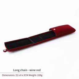 High-Grade Velvet Button Mongolian Double Open Jewelry Box Velvet Ring Ring Bracelet Necklace Packaging Jewelry Box