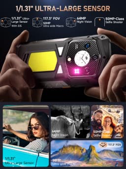 Ulefone Armor 29 Pro 5G AI Rugged Phone 21200mAh 120W 64MP Night Vision 6.67" 120Hz 512GB ROM Mobile MTK Dimensity 7400