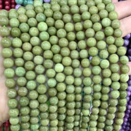 6 8 10MM Natural Stone Jade Chalcedony Round Multicolors Loose Beads For Jewelry Making Diy Charm Bracelets Necklace Accessories