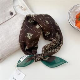 56cm Print Geometric Pattern Headscarf Scarf Square Scarves Kerchief Neckerchief Bandanas Neck Wraps Hair Ribbon Band Headband