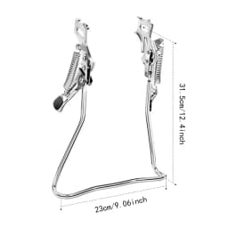 Adjustable Double Leg Bike Rear Kickstand Steel Frame Cradle for Mountain Road Bicycle Repair Stand Supplies