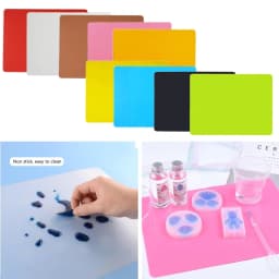 High Quality Silicone Pad Clear Mat Resin Pad Craft Tool High Temperature Resistance Sticky Plate Jewelry Making Tool